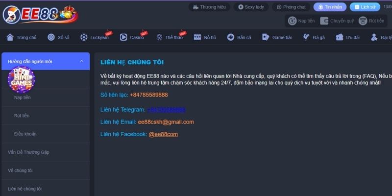 Một số mẹo để bạn có thể liên hệ EE88 hiệu quả và nhanh chóng